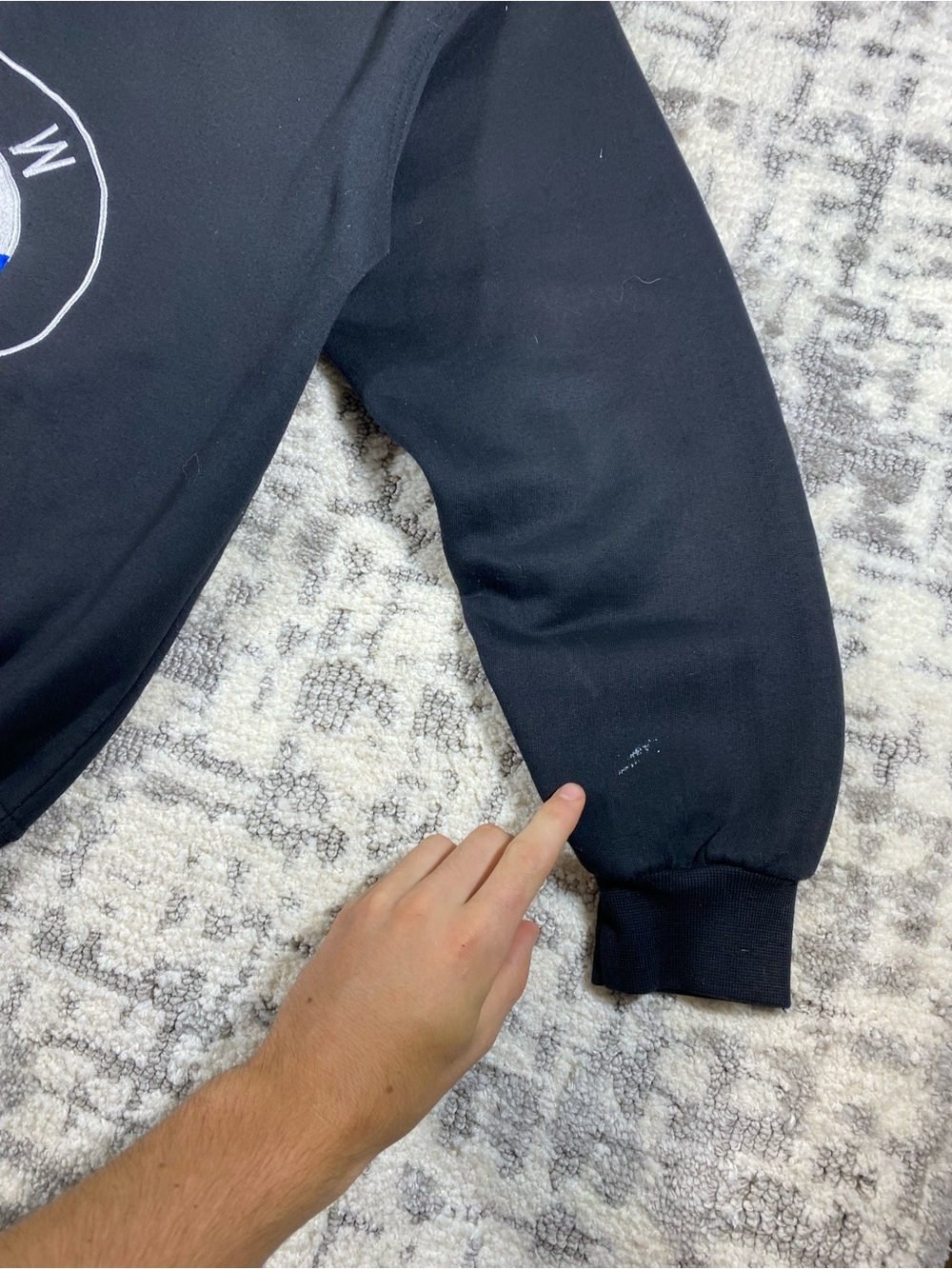 Y2k B&M Embroidered Zip-Up Hoodie - Picture 4 of 7